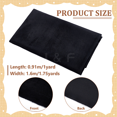 Polyester Plush Fabric DIY-WH0504-296B-1