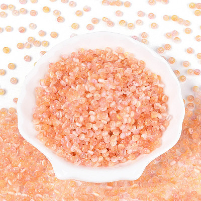 Imitation Cat Eye Glass Seed Beads SEED-N007-31B-1