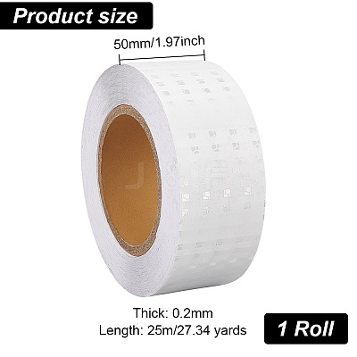 Honeycomb Patern PVC Reflective Self Adhesive Safety Tapes for Cars DIY-WH0430-382-1