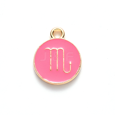 Alloy Enamel Pendants ENAM-S124-01A-03L-1