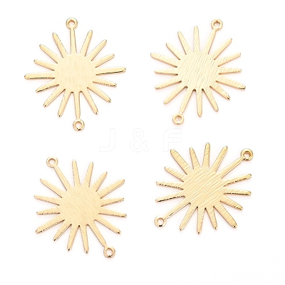 Brass Solar Eclipse Links Connectors X-KK-I681-15-1