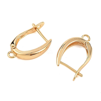 SHEGRACE Brass Hoop Earring Findings XGRQ79727-943G-1
