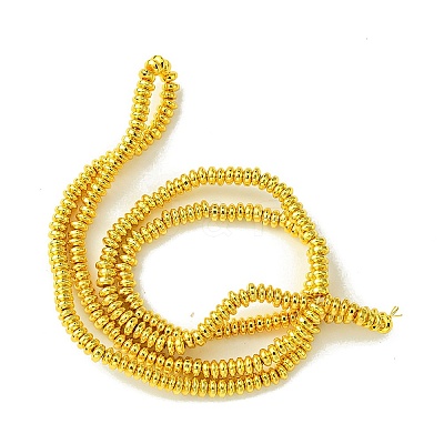 Electroplated Synthetic Non-Magnetic Hematite Beads Strands G-H020-J01-02-1