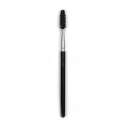 Artificial Fiber Disposable Eyebrow Brush with Plastic Handle MRMJ-PW0003-19-1