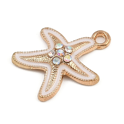 Alloy Enamel Pendants FIND-F013-09G-1