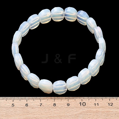 Opalite Faceted Beaded Stretch Bracelets for Women BJEW-K251-07Q-1