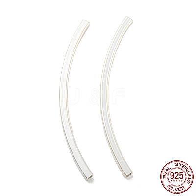 925 Sterling Silver Tube Beads STER-Q191-03B-S-1