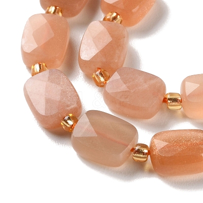 Natural Sunstone Beads Strands G-H061-A02-01-1