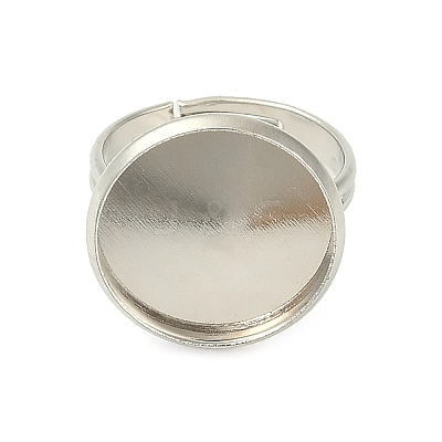 Adjustable Brass Ring Components KK-J110-P-NF-1