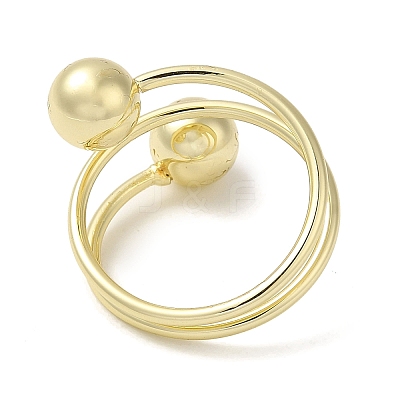 Brass Wrap Rings RJEW-Q778-43G-1