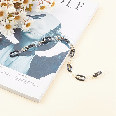 Handmade Acrylic Cable Chain Sets AJEW-JB00932-1
