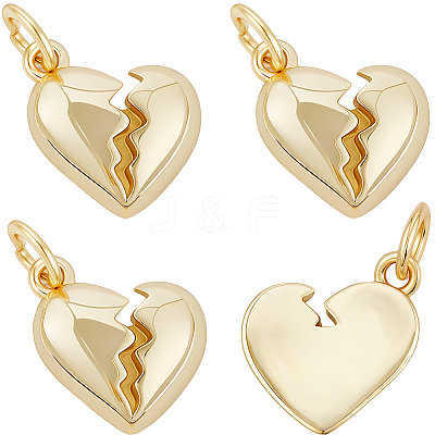 10Pcs Brass Pendants KK-BBC0022-99B-1