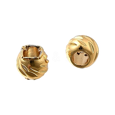 Brass Beads KK-B147-02A-G-1
