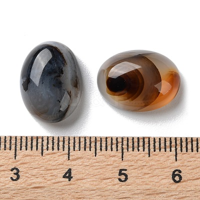 Natural Dendritic Agate Cabochons G-B138-02B-1