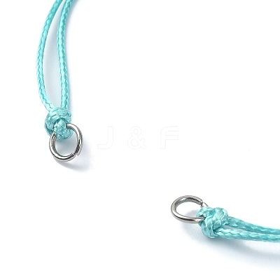 Adjustable Eco-Friendly Korean Waxed Polyester Cord Bracelet Making AJEW-JB01195-01-1