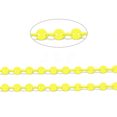 Spray Painted Brass Coffee Bean Chains CHC-M021-03E-1