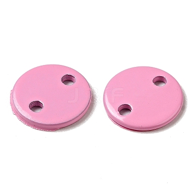 Spray Painted 201 Stainless Steel Connector Charms STAS-G304-23B-1