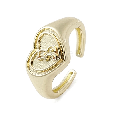 Brass Adjustable Open Rings RJEW-K257-86G-10-1