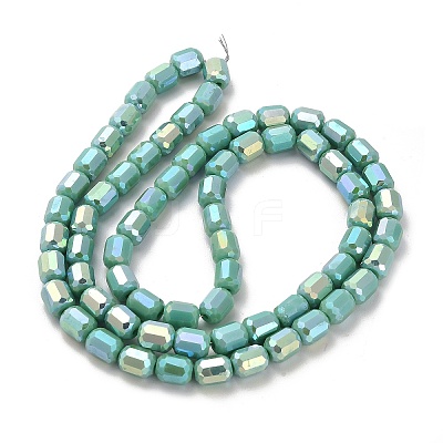 Electroplate Glass Beads Strands EGLA-D030-06E-1