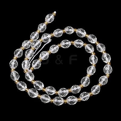 Natural Quartz Crystal Beads Strands G-F809-A01-01A-1