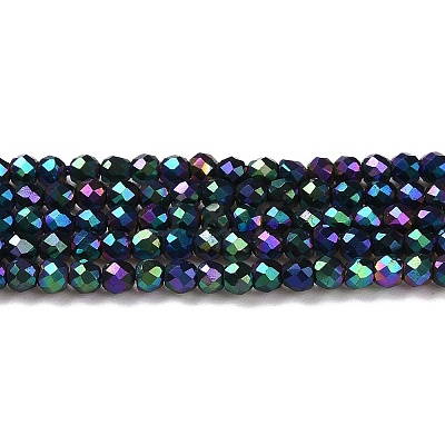 Electroplate Glass Beads Strands LS-GLAA-H021-01A-FP11-1