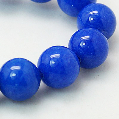 Natural Mashan Jade Round Beads Strands G-D263-12mm-XS08-1