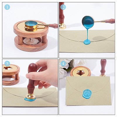 Sealing Wax Particles Kits for Retro Seal Stamp DIY-CP0003-60Q-1
