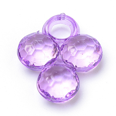 Transparent Acrylic Pendants TACR-S144-53-1