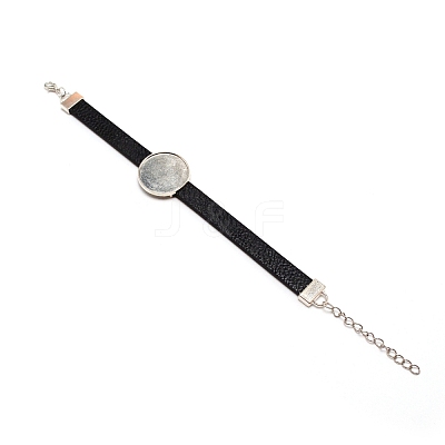 PU Leather Cord Bracelet Making AJEW-TAC0034-02C-1