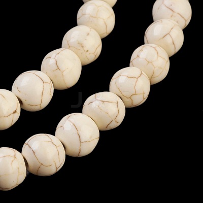 Synthetic Turquoise Beads Strands TURQ-G106-8mm-02Q-1