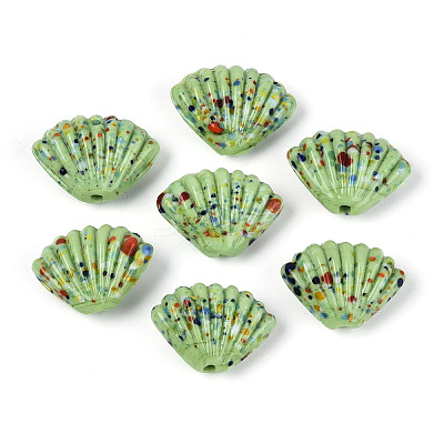 Handmade Lampwork Beads Strands X1-LAMP-T026-03D-1