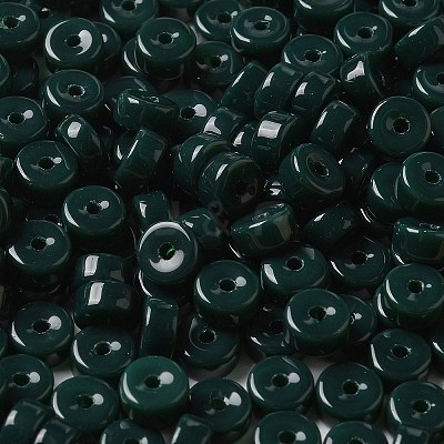Opaque Colours Glass Seed Beads SEED-E001-P3x6mm-03-1