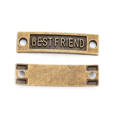 Tibetan Style Links connectors for Friendship TIBE-4270-AB-FF-1