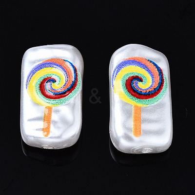 3D Printed ABS Plastic Imitation Pearl Beads KY-S168-006-1