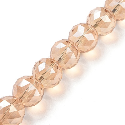 Electroplate Glass Bead Strands EGLA-J140-FR03-14mm-1