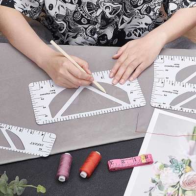 Plastic Multifunction Rulers TOOL-GF0001-58-1