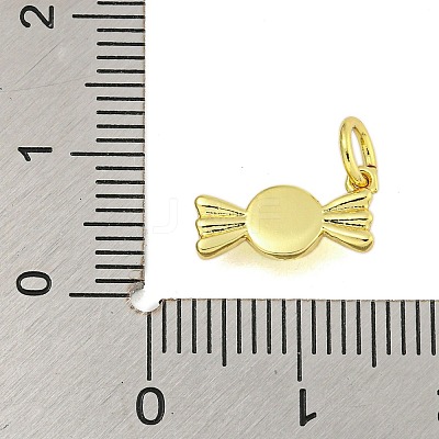 Rack Plating Brass Enamel Pendants KK-U021-04-G-1
