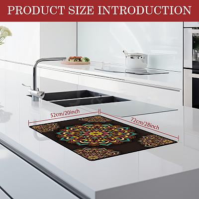 1Pc Cloth Induction Cooktop Protector Mats AJEW-GA0006-58C-1