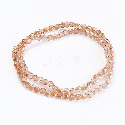 Electroplate Glass Beads EGLA-D028-20-1