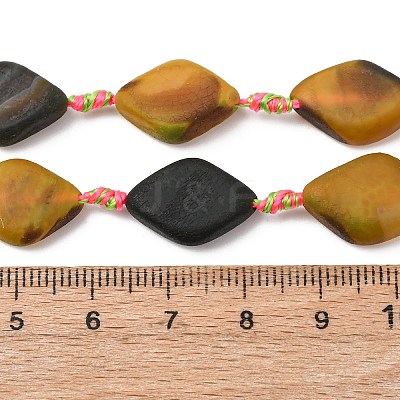 Natural Banded Agate Beads Strands G-B177-C03-01-1