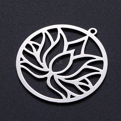 Non-Tarnish 201 Stainless Steel Pendants STAS-S105-JN895-1