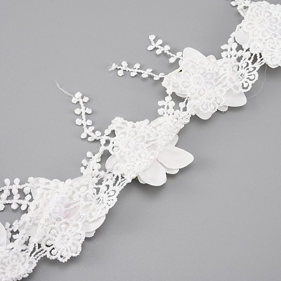 Nonelastic Lace Trim OCOR-WH0075-12-1
