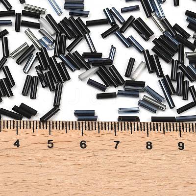 Glass Round Bugle Beads SEED-XCP0001-47E-1
