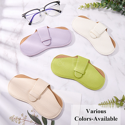 1Pc PU Leather Glasses Case AJEW-CN0004-50B-1