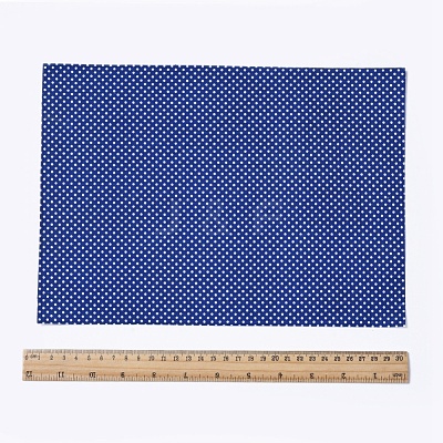 Polka Dot Pattern  Printed A4 Polyester Fabric Sheets DIY-WH0158-63A-05-1