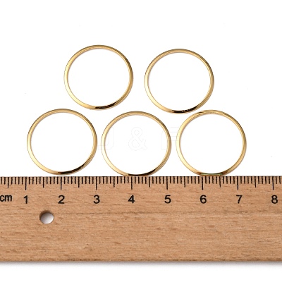 201 Stainless Steel Linking Rings X-STAS-F192-001G-01-1