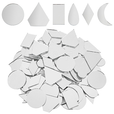 180Pcs 6 Styles Glass Mosaic Pieces DIY-OC0012-32-1