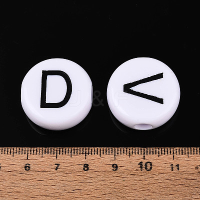 Opaque Acrylic Enamel Beads SACR-T035-17M-02-1