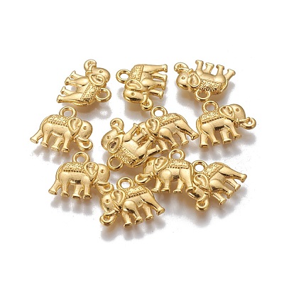 Vintage Elephant Charms X-PALLOY-ZN-47017-G-FF-1
