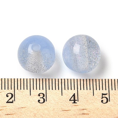 Two Tone Resin Beads RESI-Q025-02C-B-1
